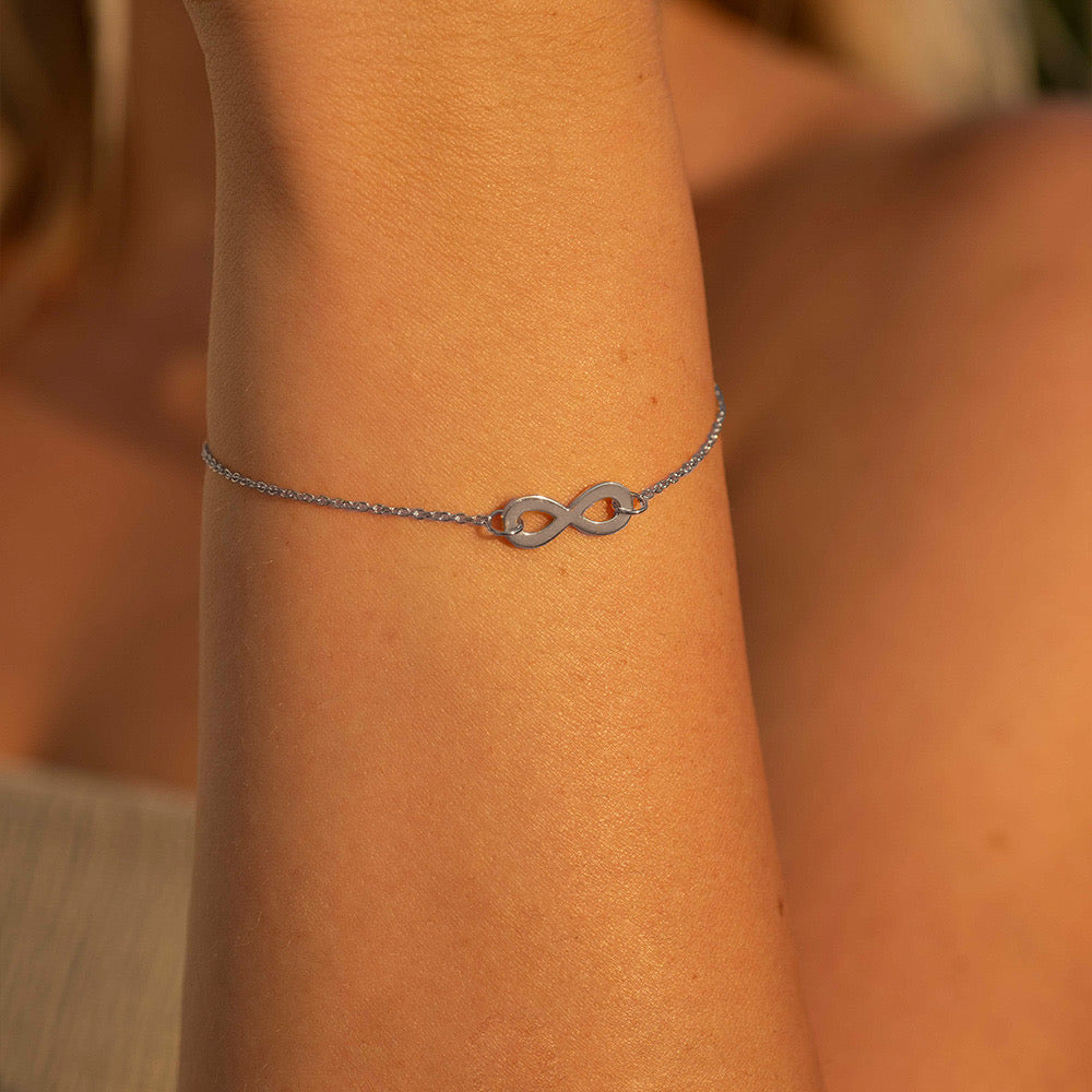 Silber Armband Infinity, 925er Silber